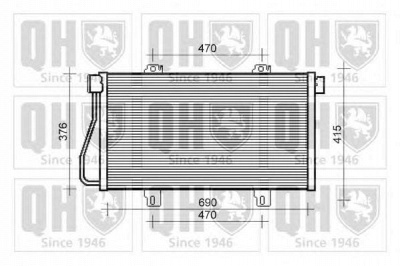 QUINTON HAZELL qcn408 -  Конденсатор, кондиционер